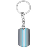 Demiboy Pride Keychain